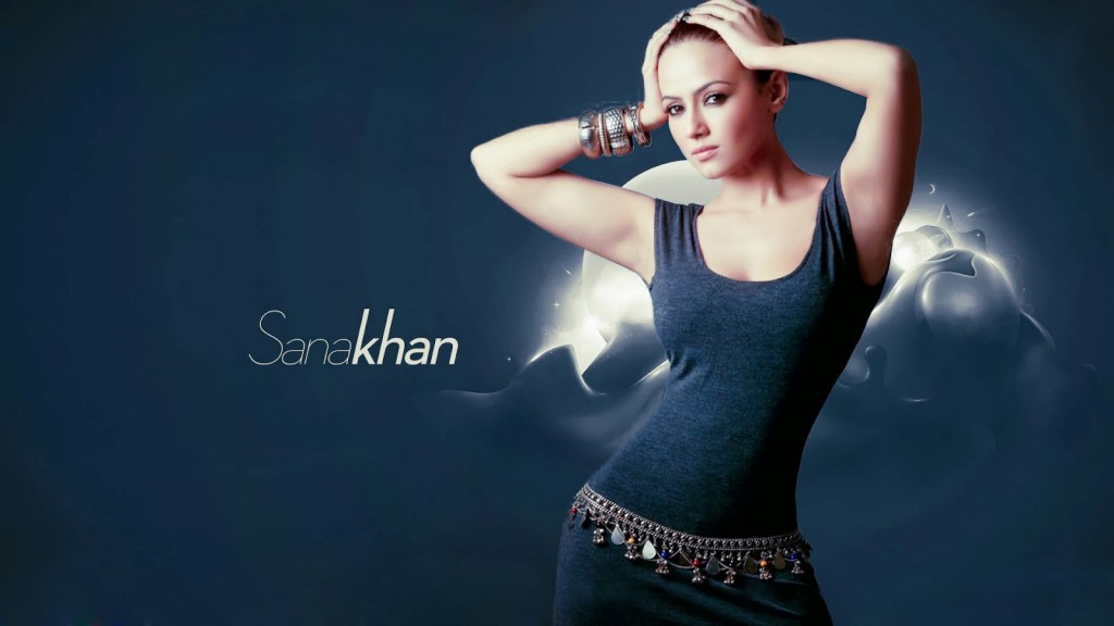 Beautiful Actress Sana Khan hd Wallpaper